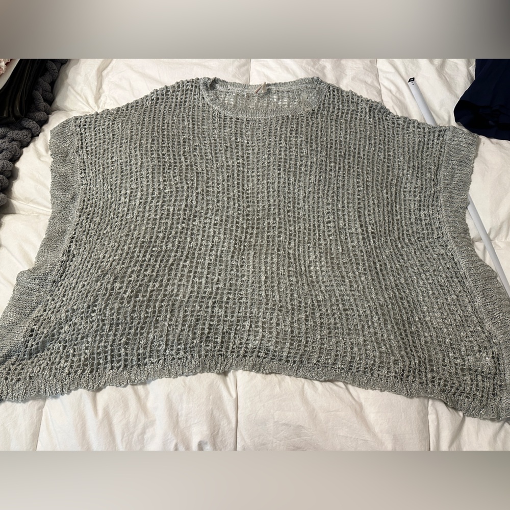 POL Gray Knit Women's Open Sides Sweater - NWOT - Size M - Picture 4 of 9